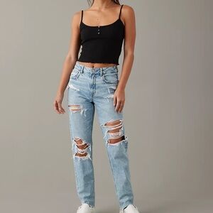 American Eagle Mom Jeans, Sz 6 Short, EUC